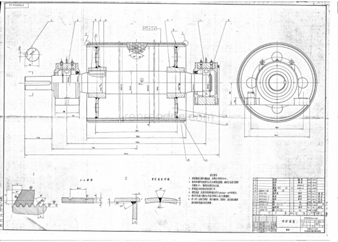 傳動(dòng)滾筒DTⅡ03A 圖紙.pdf